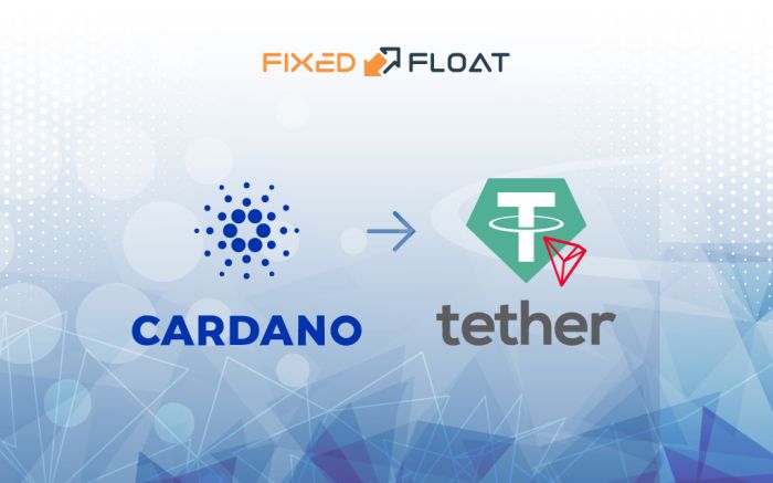 Câmbio Cardano por USDT (TRC-20)