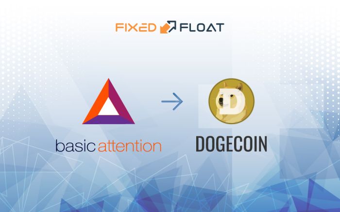 Câmbio Basic Attention para Dogecoin