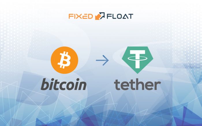 Câmbio Bitcoin para USDT (ERC-20)