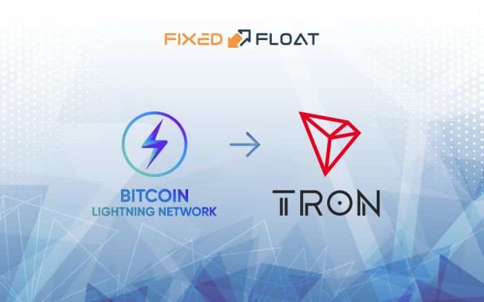 Câmbio Bitcoin Lightning Network por Tron