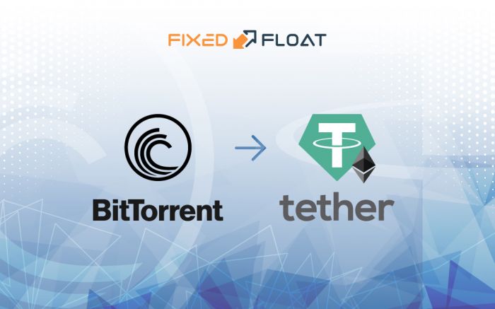Exchange BitTorrent to USDT (ERC-20)