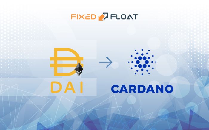 Tauschen Sie DAI (ERC20) gegen Cardano