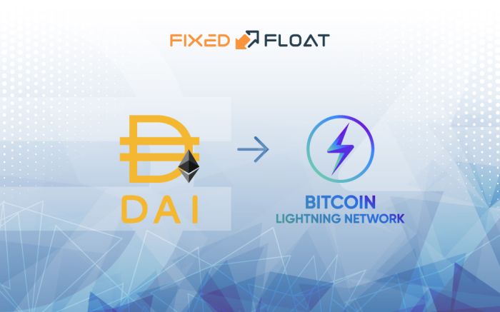Tauschen Sie DAI (ERC20) gegen Bitcoin Lightning Network
