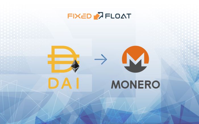 Tauschen Sie DAI (ERC20) gegen Monero