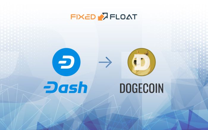 Exchange Dash to Dogecoin