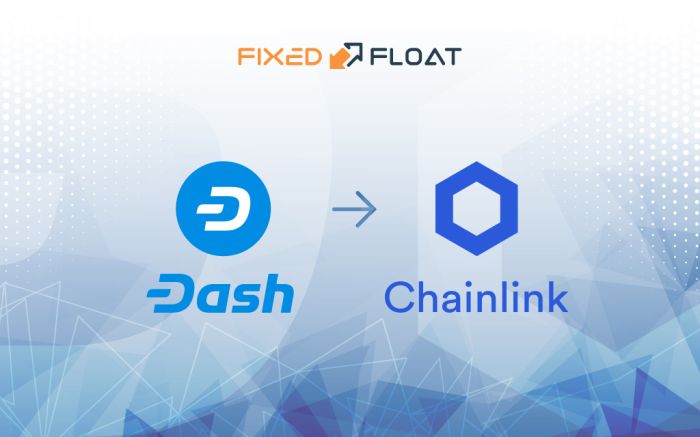 Câmbio Dash para Chainlink