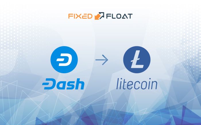 Tauschen Sie Dash gegen Litecoin
