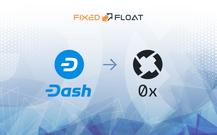 Échangez Dash en 0x