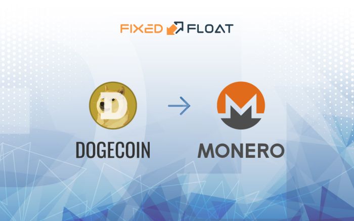 Обмен Dogecoin на Monero