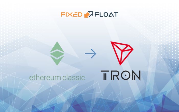 Exchange Ethereum Classic to Tron