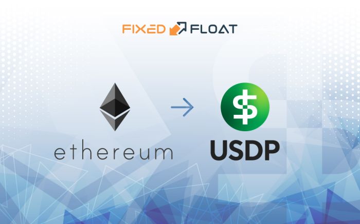 Exchange Ethereum to USDP