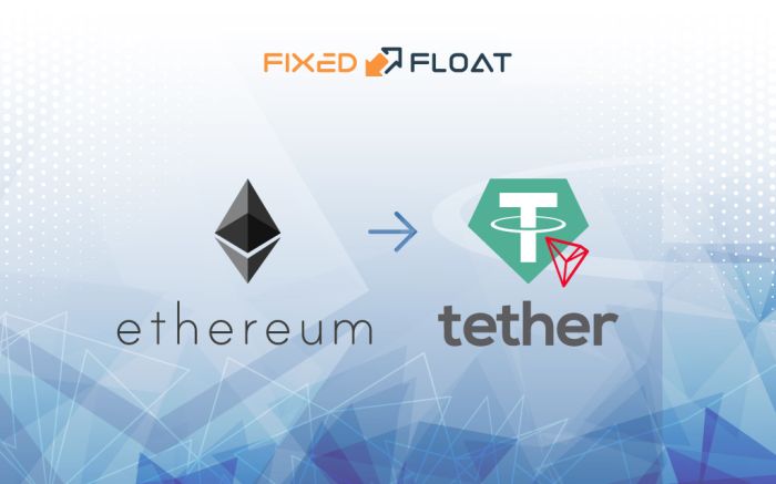 Exchange Ethereum to USDT (TRC-20)