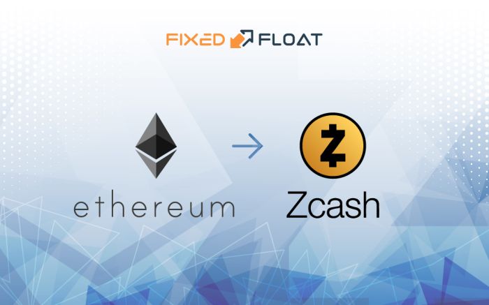 Câmbio Ethereum por Zcash