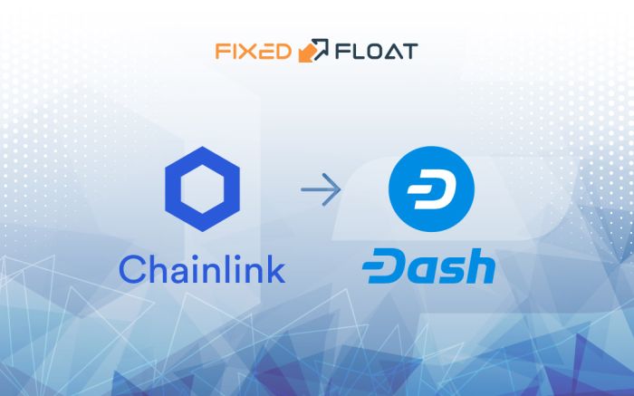 Câmbio Chainlink para Dash