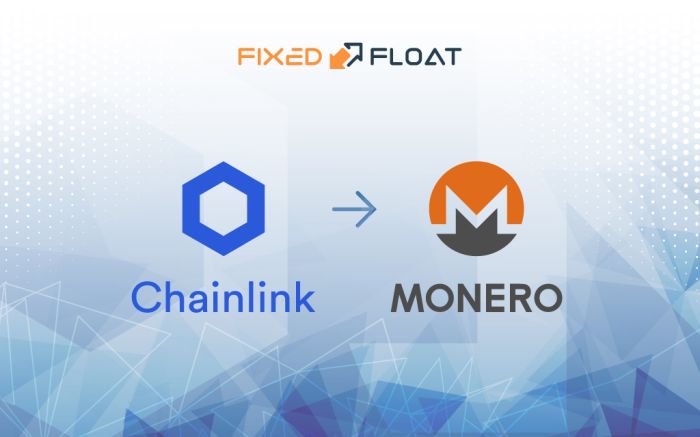 Обмен Chainlink на Monero