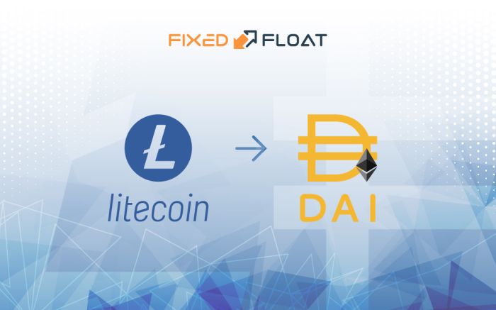 Tauschen Sie Litecoin gegen DAI (ERC20)