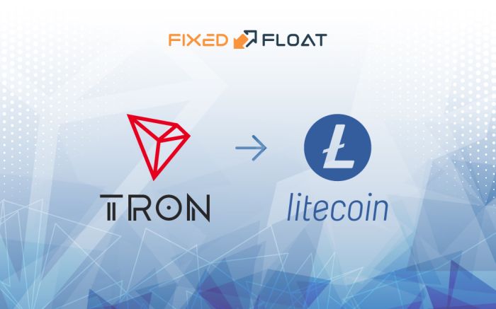 Tauschen Sie Tron gegen Litecoin