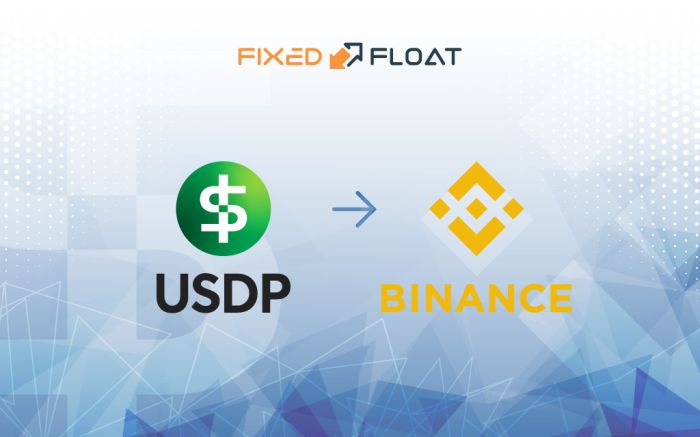 Обмен USDP на Binance Coin