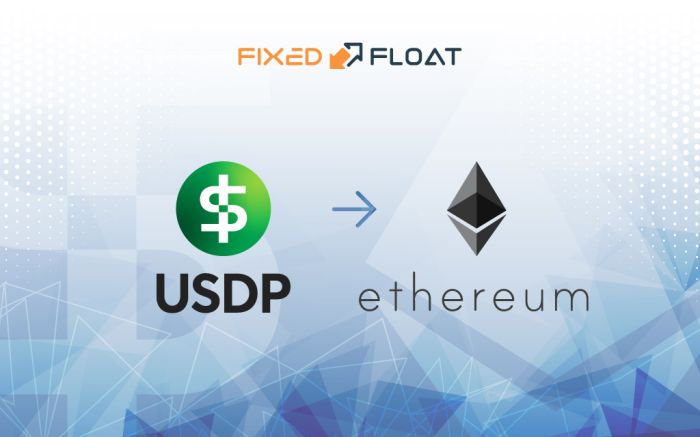 Exchange USDP to Ethereum