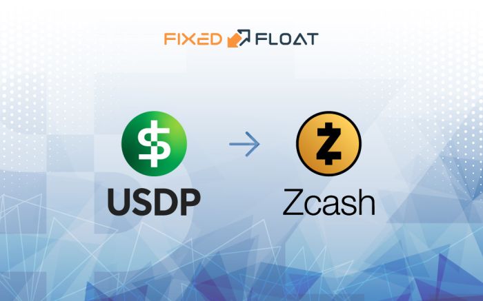 Exchange USDP to Zcash