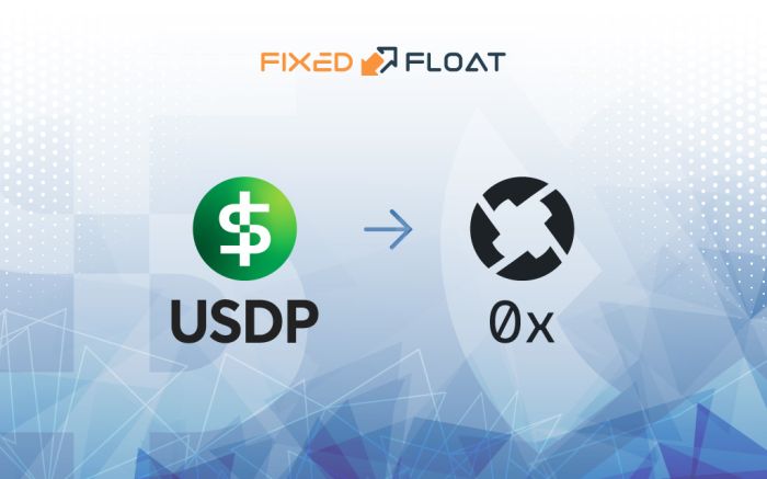 Exchange USDP to 0x