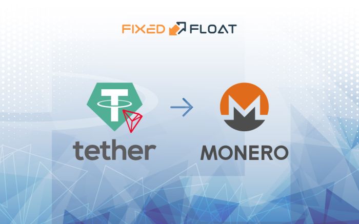 Échangez USDT (TRC-20) en Monero