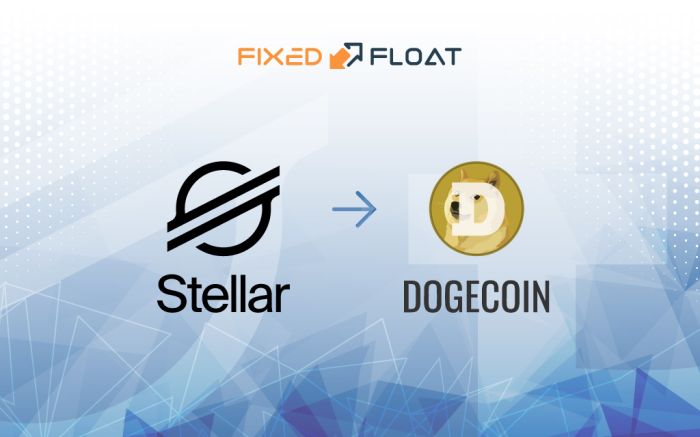 Câmbio Stellar Lumens para Dogecoin