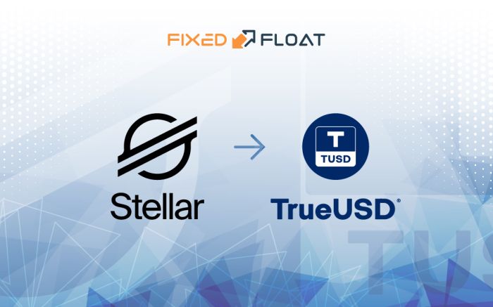 Exchange Stellar Lumens to TrueUSD