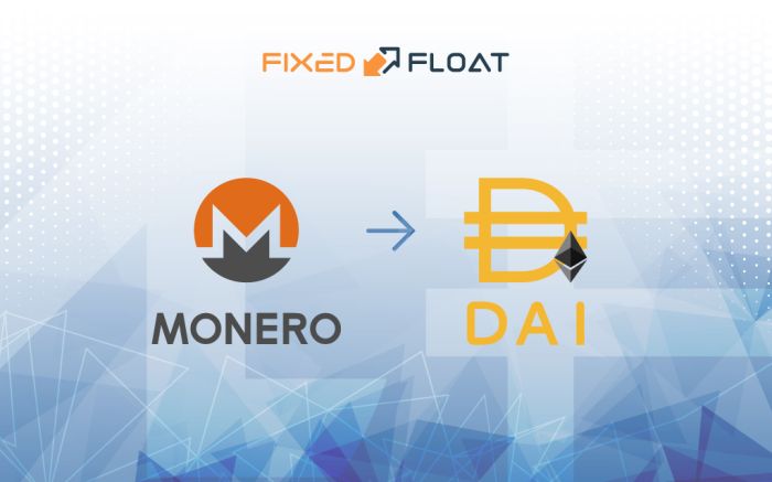 Tauschen Sie Monero gegen DAI (ERC20)