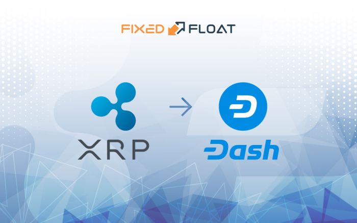 Câmbio XRP por Dash