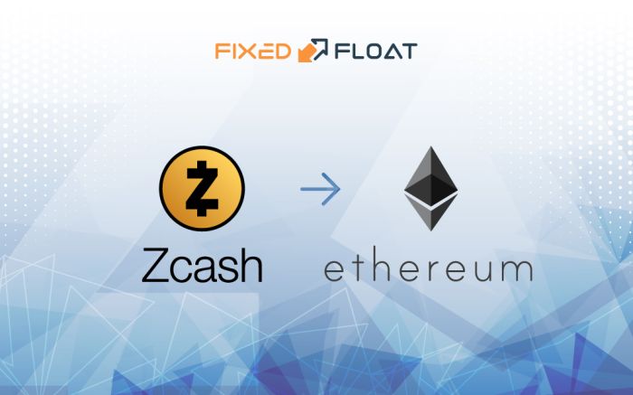 Tauschen Sie Zcash gegen Ethereum