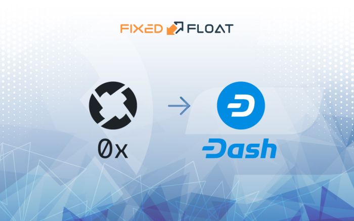 Échangez 0x en Dash