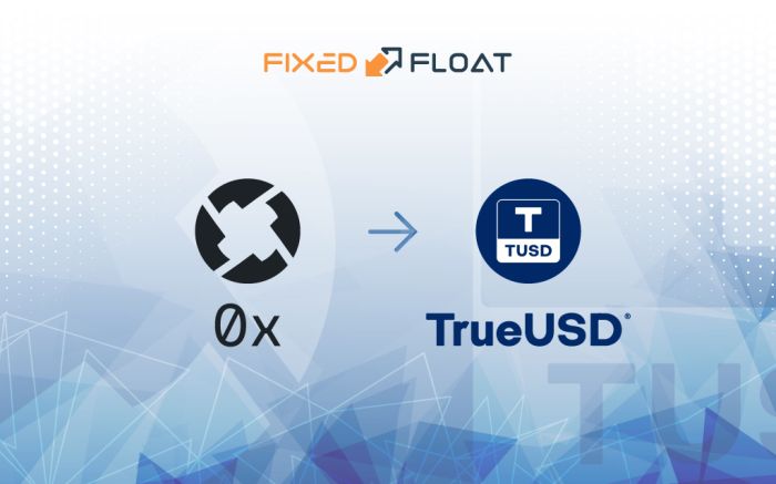 Échangez 0x en TrueUSD