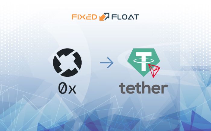 Exchange 0x to USDT (TRC-20)